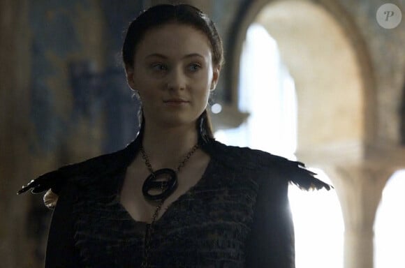 Sophie Turner (Sansa) dans la série Game of Thrones.
