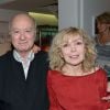 Georges Wolinski entre sa fille et sa femme - Archive - People au 25 ans de l'eau dynamisante chez Colette a Paris, le 29 mai 2012.