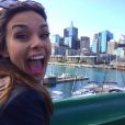 Marine Lorphelin : selfie à Sydney