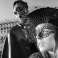 Marine Lorphelin (Miss France 2013) et son chéri Zack Dugong profitent de quelques jours en amoureux à Venise où se déroule actuellement le célèbre carnaval. Février 2015.