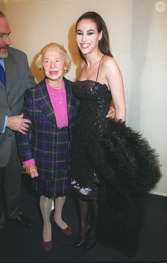 Vanessa Demouy et Marie-Louise Carven à Paris en 1999