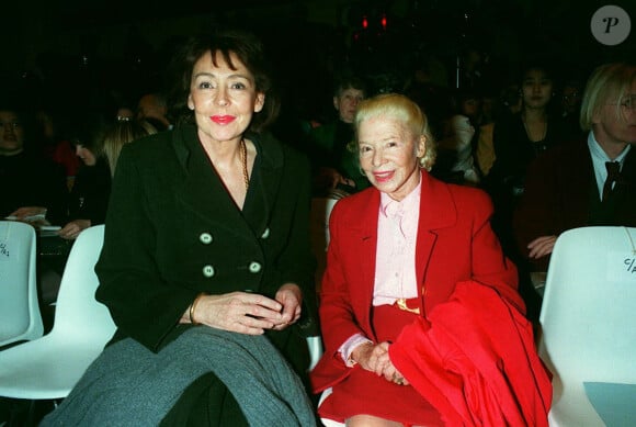 Lise Toubon et Marie-Louise Carven en janvier 1995. 