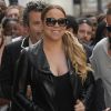 Mariah Carey quitte son hôtel Le Peninsula à Paris, le 10 juin 2015. 