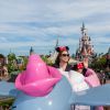 Mariah Carey a Disneyland avec les enfants Monroe et Moroccan à Paris, le 7 juin 2015