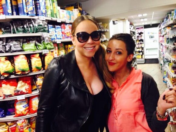 Mariah Carey a Carrefour, le 11 juin 2015 sur Twitter