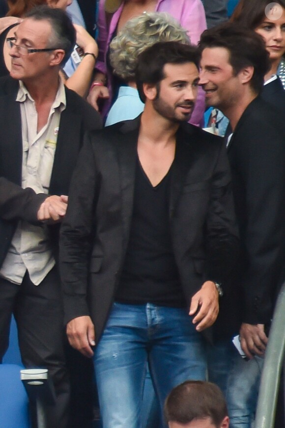 Frédéric Lerner et Richard Orlinski lors du concert de Paul McCartney au Stade de France le 11 juin 2015 à Saint-Denis