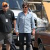 Tom Cruise sur le tournage du film "Mena" à Atlanta, le 21 mai 2015