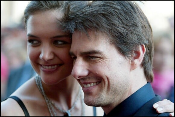 Tom Cruise et Katie Holmes à Rome le 29 avril 2004.
