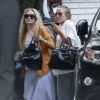 Exclusif - Les jumelles Mary-Kate et Ashley Olsen font du shopping à "L'Agence" à West Hollywood, le 5 juin 2014. Ashley est celle qui a les cheveux détachés 