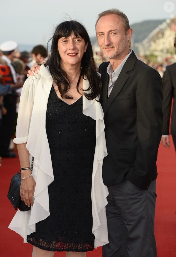 Sylvie Pialat et Guillaume Nicloux lors de la soirée de clôture du 29e Festival de Cabourg à Cabourg, le 13 juin 2015.