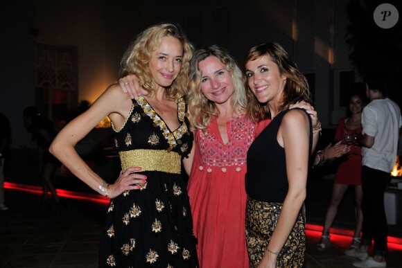 EXCLUSIF. Julie Lipinski, Hélène de Fougerolles et Victoria Bedos pendant L'Escapade des Stars au Radisson Blu Resort and Thalasso à Djerba, le 7 Juin 2015.