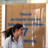 Géraldine Pillet au tribunal correctionnel de Montpellier le 15 juin 2015