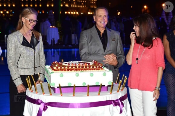 Lindsay Wagner, Lee Majors et Stepfanie Kramer - Soirée anniversaire du 55ème festival de télévision de Monte-Carlo à Monaco. Le 16 juin 2015 