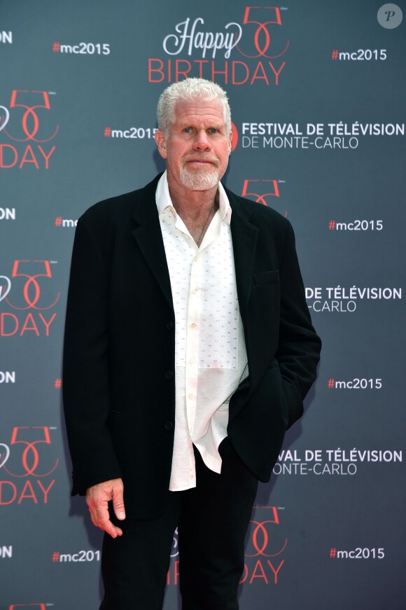 Ron Perlman - Soirée anniversaire du 55ème festival de télévision de Monte-Carlo à Monaco. Le 16 juin 2015.  