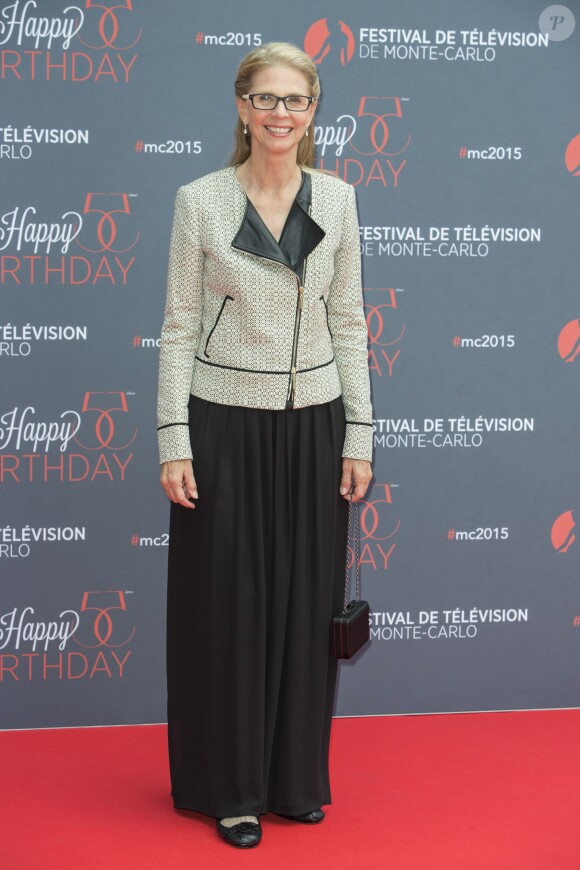 Lindsay Wagner - Photocall de la soirée d'anniversaire du 55ème festival de télévision de Monte-Carlo à Monaco. Le 16 juin 2015  