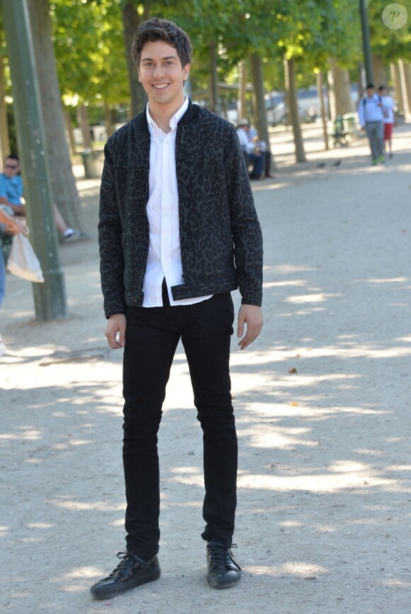 Nat Wolff - Photocall du film "La Face Cachée de Margo" (Paper Towns) au Champ-de-Mars le 17 juin 2015 à Paris.