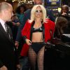 Lady Gaga arrive à la 46e cérémonie Songwriters Hall of Fame and Awards Gala, au Marriott Marquis Hotel de New York, le 18 juin 2015
