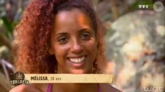 Mélissa, dans Koh-Lanta 2015 (épisode 9) sur TF1, le vendredi 19 juin 2015.