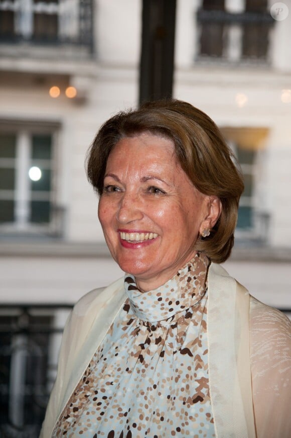 Exclusif - Anne-Marie Raffarin, lors de la projection du documentaire Jean-Pierre Raffarin : l'autre force tranquille (par Cyril Viguier) à l'hôtel de Clermont, Paris le 15 juin 2015.