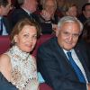 Exclusif - Jean-Marie Le Guen, Anne Marie Raffarin et Jean-Pierre Raffarin, lors de la projection du documentaire Jean-Pierre Raffarin : l'autre force tranquille (par Cyril Viguier) à l'hôtel de Clermont, Paris le 15 juin 2015.