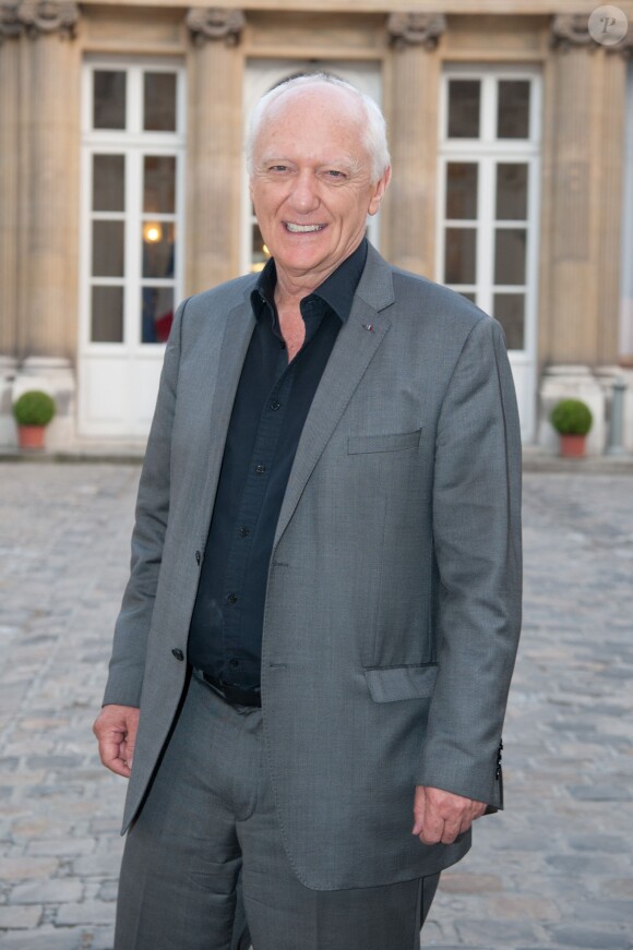 Exclusif - Nicolas Domenach, lors de la projection du documentaire Jean-Pierre Raffarin : l'autre force tranquille (par Cyril Viguier) à l'hôtel de Clermont, Paris le 15 juin 2015.