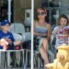 Exclusive - Nicole Richie et ses enfants Harlow et Sparrow chez Menchie's Frozen Yogurt, le 19 juin 2015
