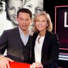 Exclusif - Enregistrement de l'émission Le Divan présentée par Marc-Olivier Fogiel avec Claire Chazal en invitée, le 23 mai 2015.