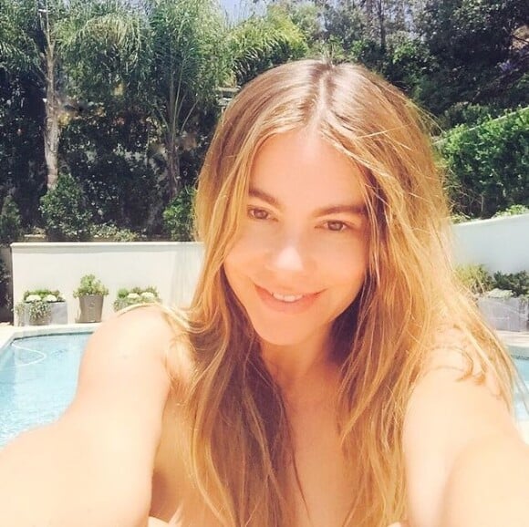 Sofia Vergara au naturel sur Instagram, juin 2015