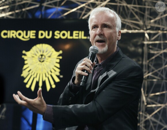 Le réalisateur James Cameron lors d'une conférence de presse à Montréal, Québec, Canada, le 29 mai 2014