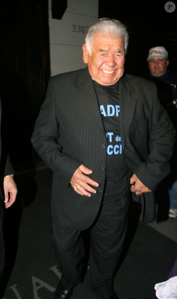 Don Diego lors des 48 ans de son fils Maradona à Buenos Aires, le 30 octobre 2008