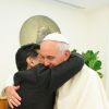 Le pape François et Maradona au Vatican, le 4 septembre 2014