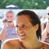 Laure Manaudou, tout sourire à la 8e édition du meeting du Païchérou à Carcassonne, le 23 juin 2015