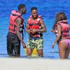 Raheem Sterling en vacances à Ibiza entouré de ses amis, le 20 juin 2015