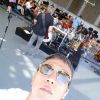 Arnel Pineda, membre du groupe The Journey en concert au Hollywood Bowl sur Twitter - Juin 2015