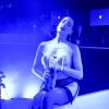 Dita Von Teese livre un show ultra sexy lors d'une fête pour la sortie de Deja Vu, le nouvel album de Giorgio Moroder, au Standard, West Hollywood, le 27 juin 2015.