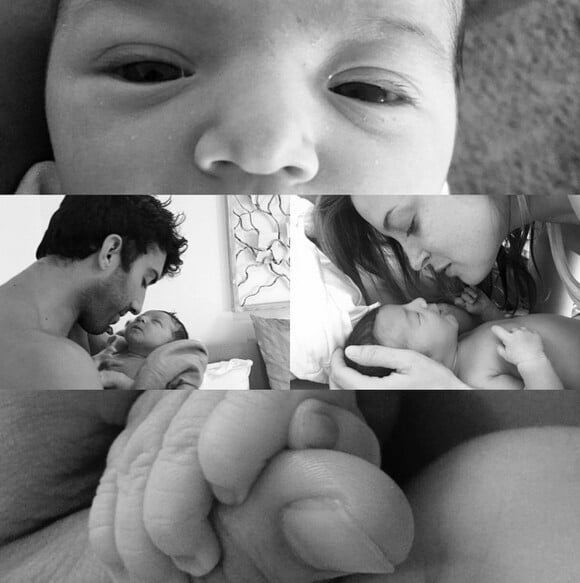 Justin Baldoni annonce la naissance de sa fille sur Instagram le 27 juin 2015.