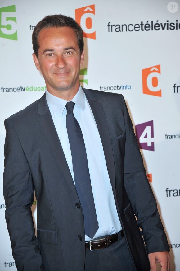 Nathanaël de Rincquesen - Conférence de presse de rentrée de France Télévisions au Palais de Tokyo à Paris, le 26 août 2014.