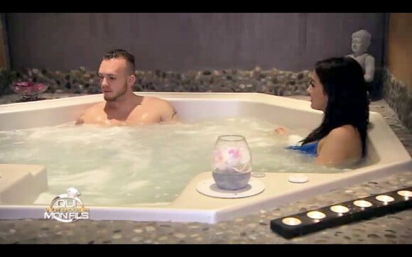 Exclusif - Michael et Betty dans un Spa - Captures d'écran de l'épisode 3 de l'émission "Qui veut épouser mon fils" saison 4 03/07/2015 - 