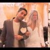 Exclusif - Alexandre et Maddy (en robe de mariée) chez un créateur - Captures d'écran de l'épisode 3 de l'émission "Qui veut épouser mon fils" saison 4 03/07/2015 - 