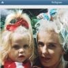Peaches Geldof, décédée le 7 avril 2014 à l'âge de 25 ans, a posté la veille de sa mort sur Twitter une photo d'elle dans les bras de sa mère lorsqu'elle était enfant. 