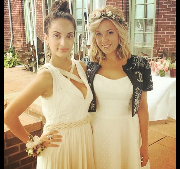 Alexis Roderick et Alexa Ray Joel. Alexis s'est mariée avec Billy Joel - Instagram, juillet 2015