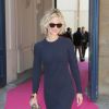 Meg Ryan lors du défilé Schiaparelli (collection haute couture automne-hiver 2015-2016) à l'hôtel d'Evreux. Paris, le 6 juillet 2015.