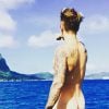 Justin Bieber cul nu en vacances le 7 juillet 2015.