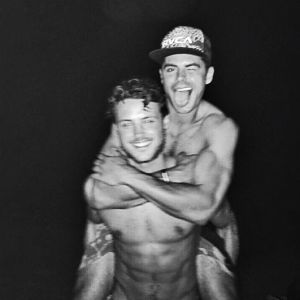 Zac Efron et son frère Dylan - Instagram, juillet 2015