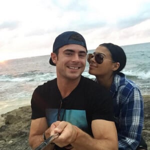 Sami Miro et son amoureux Zac Efron - Instagram, juillet 2015