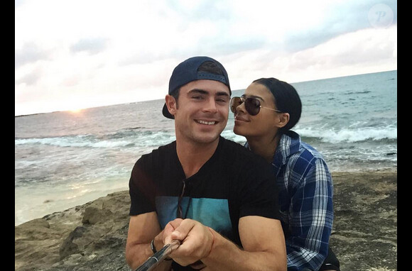 Sami Miro et son amoureux Zac Efron - Instagram, juillet 2015