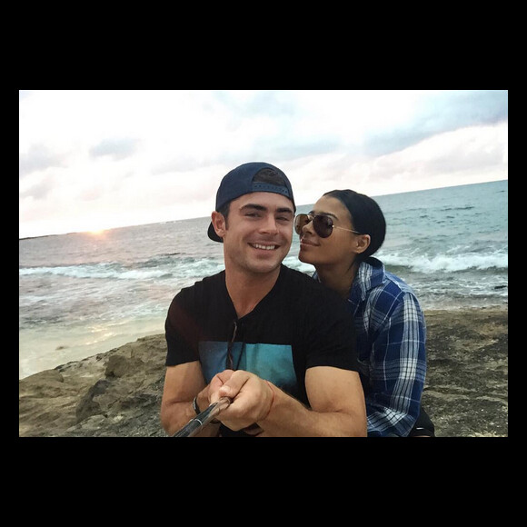 Sami Miro et son amoureux Zac Efron - Instagram, juillet 2015