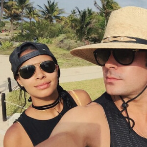 Sami Miro et son amoureux Zac Efron - Instagram, mai 2015