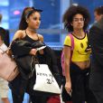  Exclusive - Ariana Grande et Tyler Ford du magazine Rookie arrivent &agrave; l'a&eacute;roport de JFK, &agrave; New york, le 29 juin 2015&nbsp; 