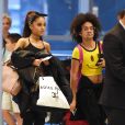  Exclusive - Ariana Grande et Tyler Ford du magazine Rookie arrivent &agrave; l'a&eacute;roport de JFK, &agrave; New york, le 29 juin 2015&nbsp; 
